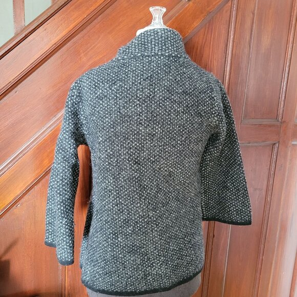 Covington Wool Asymmetrical Button Womens Cardigan Sweater - Picture 3 of 5